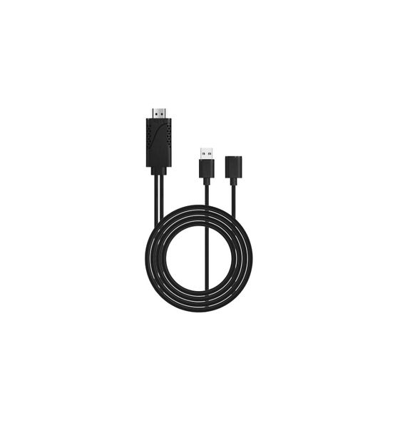 DW Phone to HDTV Cable 1080P HDMI Male To USB Male and Female 1M - 7562S