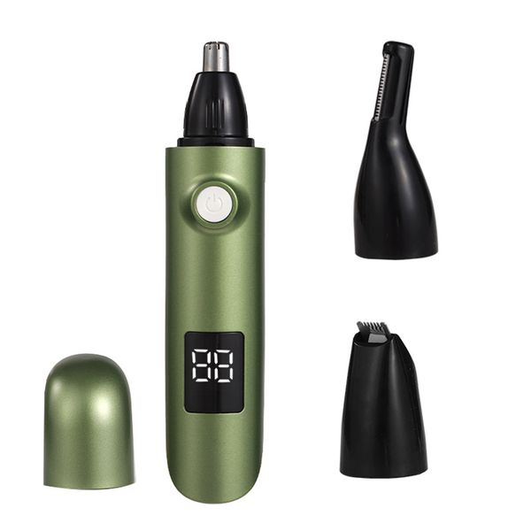 3 in 1 Digital Display Electric Eyebrow Nose Hair Trimmer