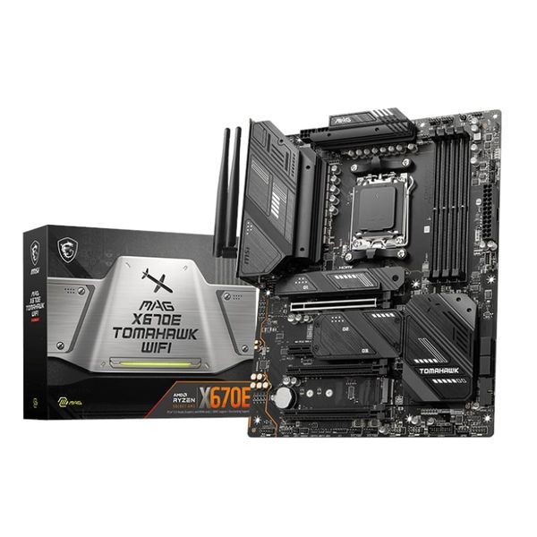 MSI TOMAHAWK AMD Ryzen 7000 DDR5 Gaming Motherboard - Black