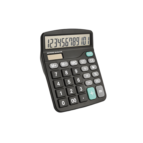 Built-in M&amp;G Desktop Calculator with Large LCD Display