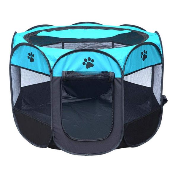 Portable Foldable Kennel Tent,8 Panel Portable Puppy Dog Crate Cage Use