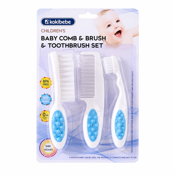Hair Toothbrush Care Comb Set Newborns Brush and Comb Set Baby Care Kit