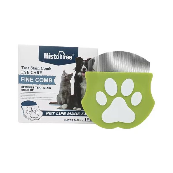 Histo Tree Fine Comb Pets' Tear Stain Eye Care for Cat and Dogs Grooming