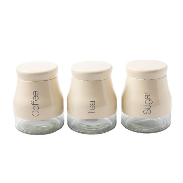 Hotel Collection Coffee, Tea and Sugar Storage Jars