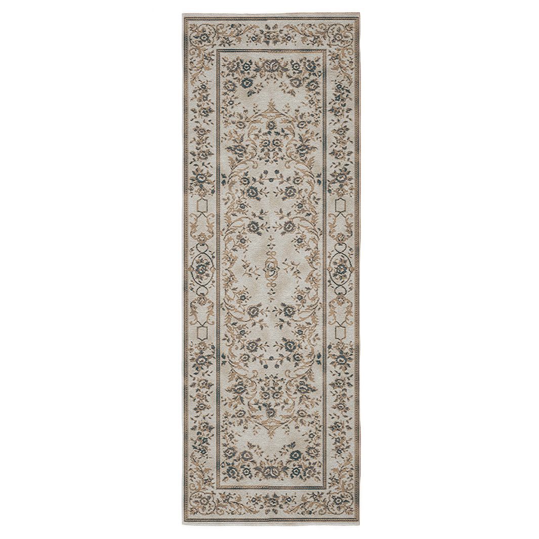 Cape Art Velva Shine Classic Beige Vintage Floral Runner Rug | Shop ...