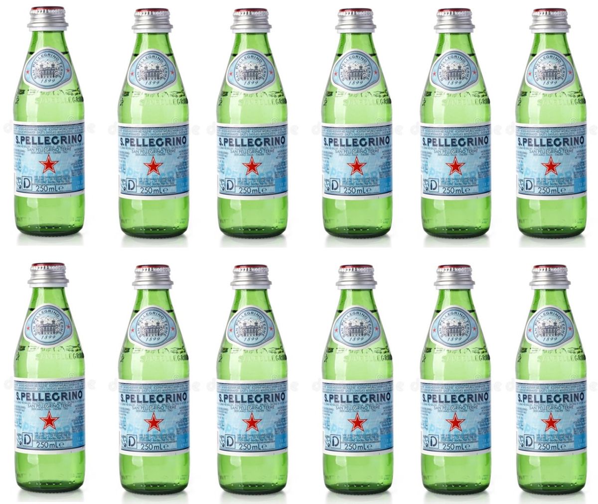 San Pellegrino Sparkling Water Glass Bottle 250ml 12 Pack Buy Online In South Africa 8345