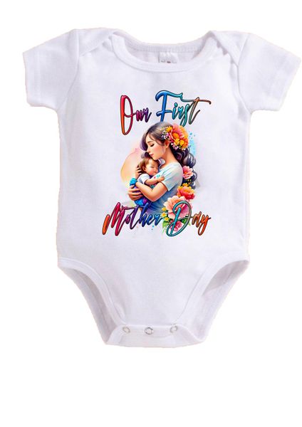 Our First Mothers Day Baby Vest V2