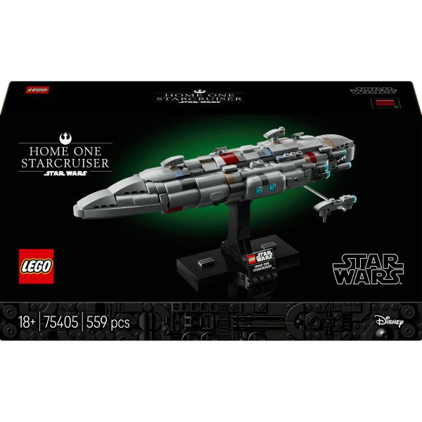 LEGO® Star Wars™ Home One Starcruiser, Buildable Starship Model Kit 75405