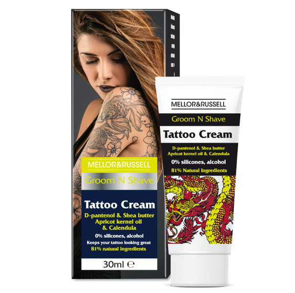Mellor &amp; Russell Groom And Shave Tattoo Cream- 30ml