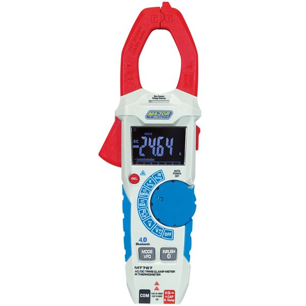 Major Tech Bluetooth 600A AC/DC Thermometer Clamp Meter (MT767)