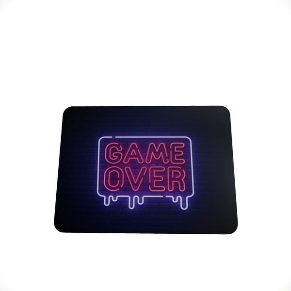 Game Over Glow D-Mouse Pad