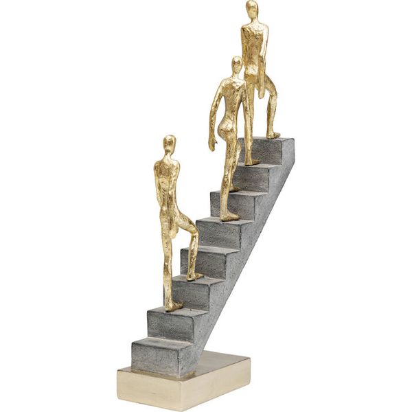 Gold/Black Stairwell Sculpture
