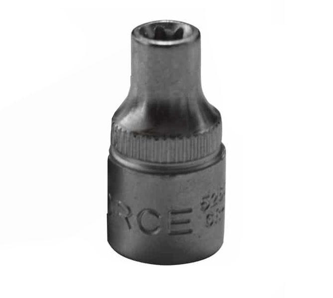 Force - Star Socket - 1/4" Dr. - E5 - 5 Pack