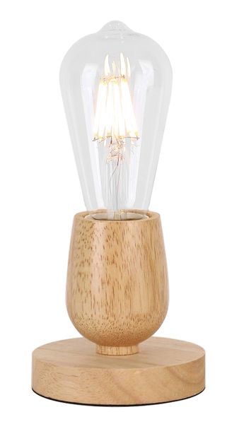 Rustic Natural Light Wood Table Lamp - TL678 Wood