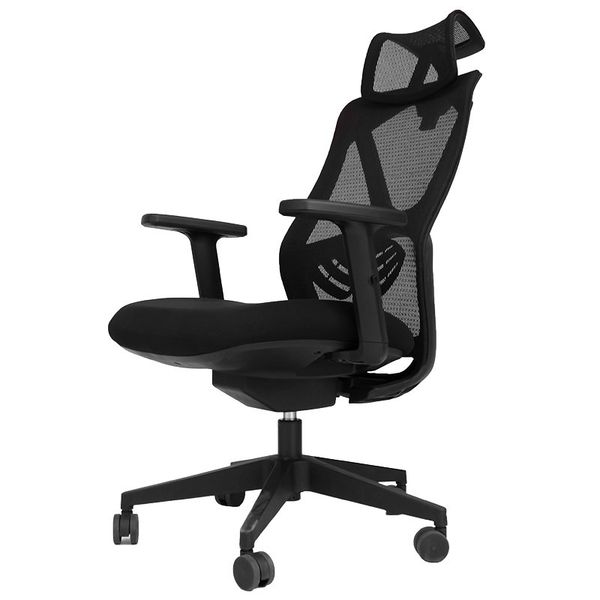 High-Back Adjustable Height And Tilt Mesh Office Chair With Headrest A905