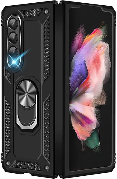 Ring Holder Kickstand Magnetic Armour Case for Samsung Z Flip 3 5G