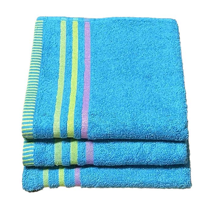 3 Pack Hand Towel 50 x 100cm Cotton
