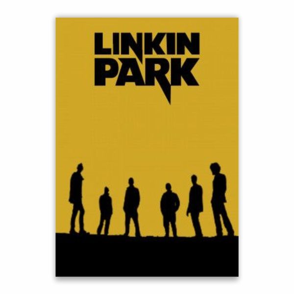 Yellow Linkin Park Poster - A1