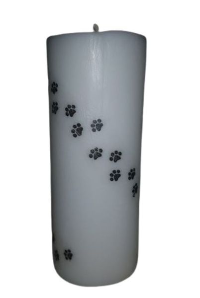 Pillar Candle - Puppy Paws