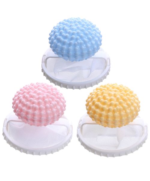 3Pcs Pet Hair Remover for Laundry Floating Hair Filtering mesh Removal