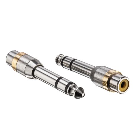 Cable dual RCA to 3.5mm UPA10 audio plated plugs - HOCO