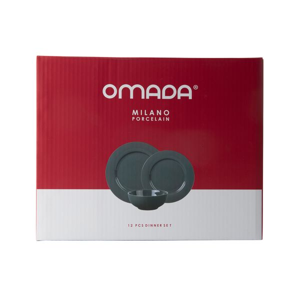 OMADA Maxim Super White Dinner Plate 4pce in gift box
