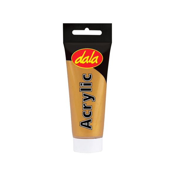 Dala Metallic Acrylic Paint Gold 75ml Tube