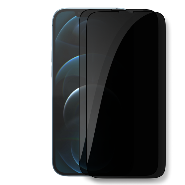 Privacy Glass Screen Protector Compatible with iPhone 12 Pro Max (Pack - 2)