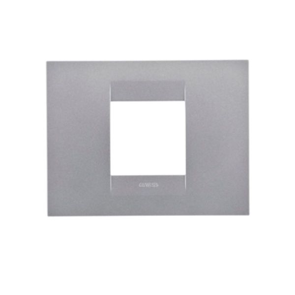 ACDC - Gewiss Titanium GEO 2-Gang Cover Plate