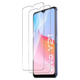 Tempered Glass Screen Protector For Vivo Y21 (2021)(Pack of 2) | Shop ...