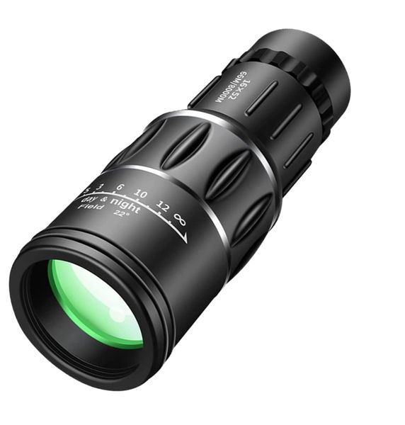 16x52 Waterproof Monocular
