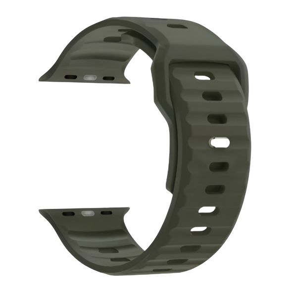 Flexible Silicone Watch Strap Compatible with Apple Watch- 42/44/45/49mm