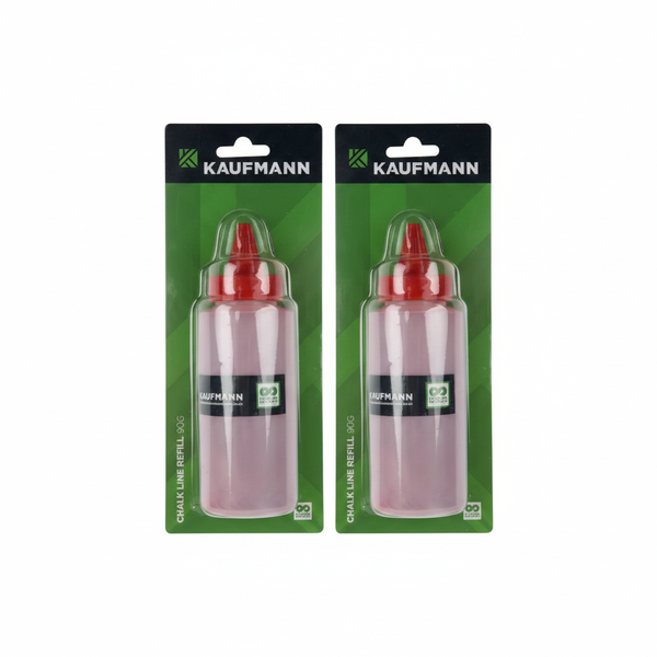 Kaufmann 90g Red Chalk Line Refill for Marking Lines - 2 Pack