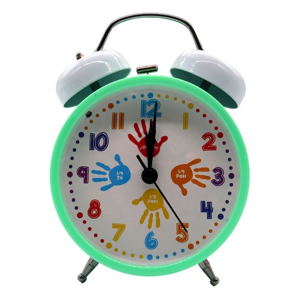 Funky Analogue Quartz Twin Bell Alarm Clock