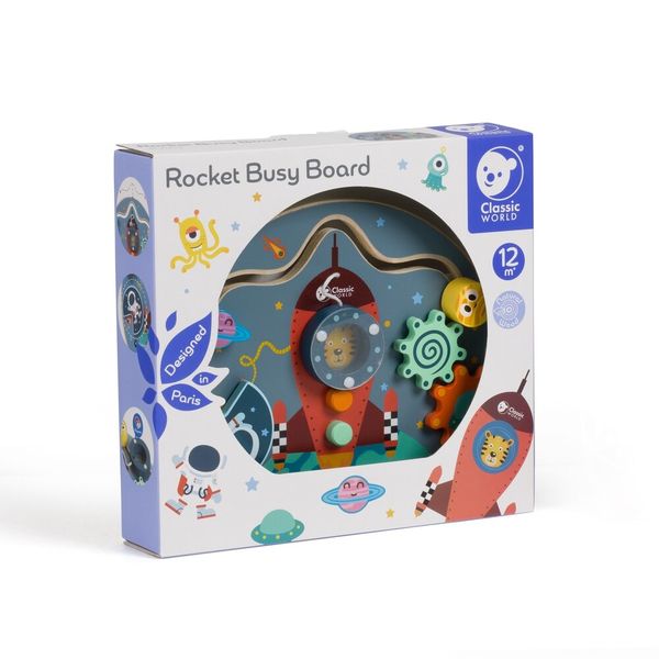 Classic World Rocket Busy Board Play Set