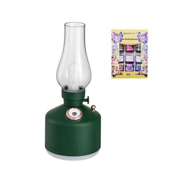 Vintage Lamp-Style Humidifier - 260ml Water Tank