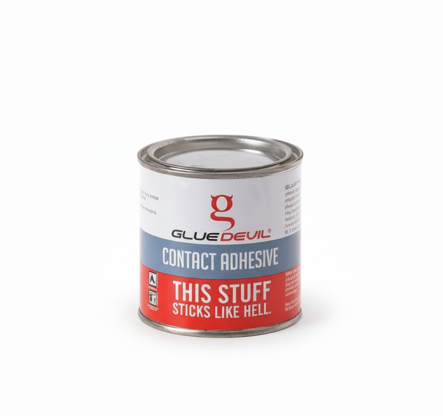 Glue Devil Contact Adhesive 250ml - Strong Bond for Wood, Metal, Leather