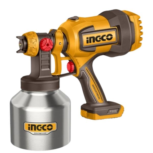 Ingco - Cordless Pressure Spray Gun (800ml) with Steel Tank - Tool Only