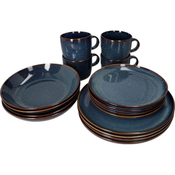 Reactive Glaze Dinnerware Set 16 Piece