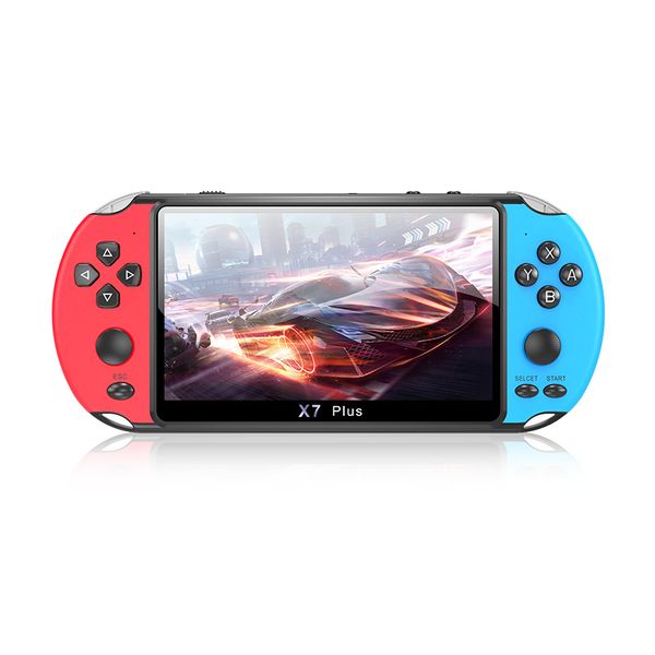 5.1-inch Dual Joystick PSP Handheld MP5 X7 Retro Game Console - 8GB