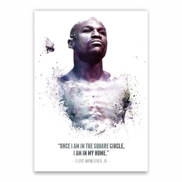 Floyd Mayweather Quote Poster - A1
