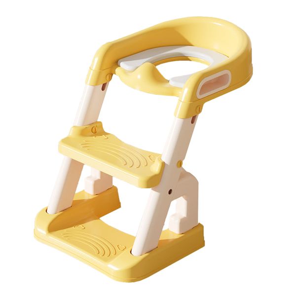 Kid's 2 in 1 Adjustable Potty Training Toilet Seat with Step Stool Ladder