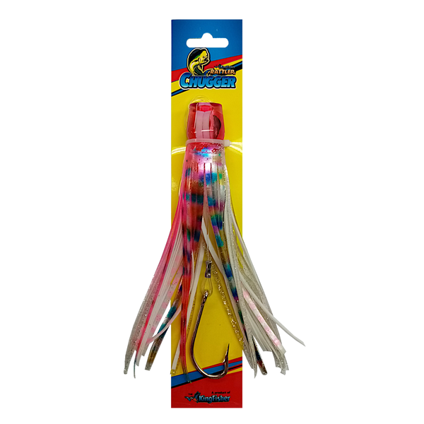 Kingfisher Chugger Big Game Offshore Lure - Flattie 7.5" 19cm Blue