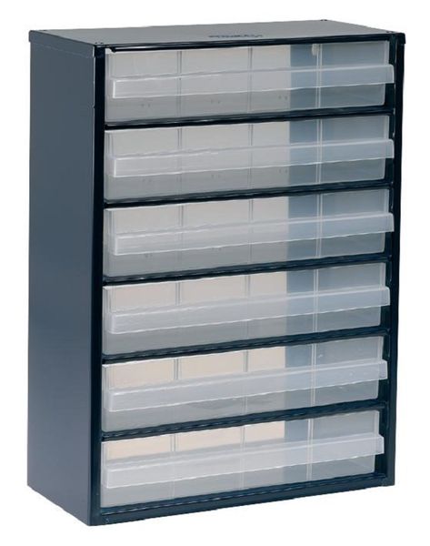Raaco (2069911) Storage Cabinet, 6 Drawer, Steel