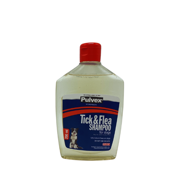 Pulvex Tick &amp; Flea Dog Shampoo 200ml