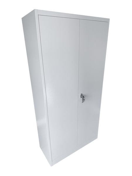 Steel Stationery Cupboard - White