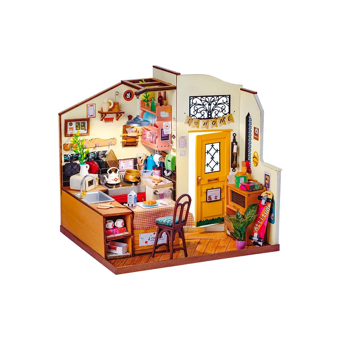 Robotime Cozy Kitchen DIY Miniature House Kit | Shop Today. Get it ...