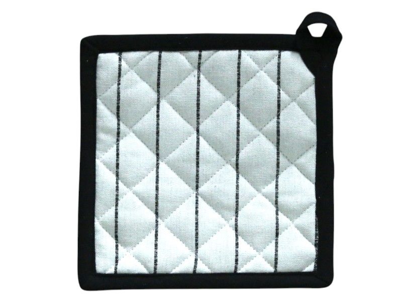 Cotton Pot Holder Striped 20x20x1cm