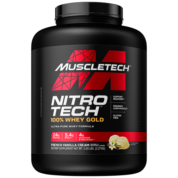 MuscleTech Nitro-Tech 100% Whey Gold French Vanilla Cream - 2.27kg