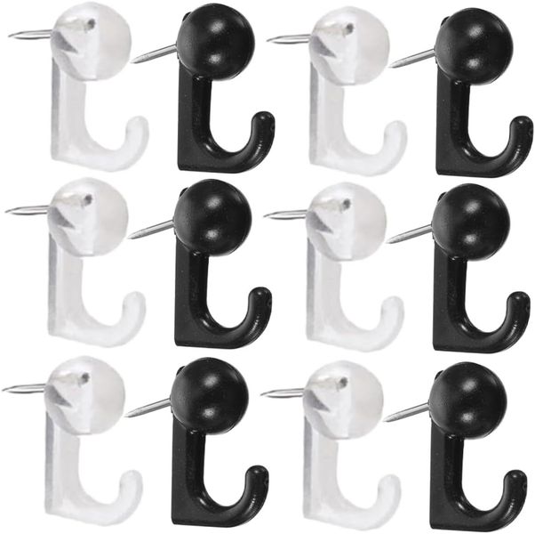 60pcs Decorative Push Pin Tacks Wall Hooks Large Push Pins Office Supplies